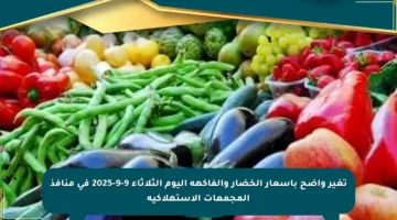 تغير واضح بأسعار الخضار والفاكهة اليوم الثلاثاء 9-9-2025 في منافذ المجمعات الاستهلاكية